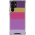 Radiant Orchid Color Block Galaxy S23 Ultra Clear Case