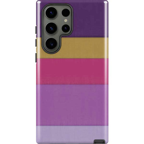 Radiant Orchid Color Block Galaxy S23 Ultra Pro Case