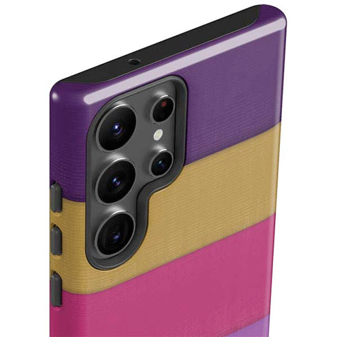 Radiant Orchid Color Block Galaxy S23 Ultra Pro Case