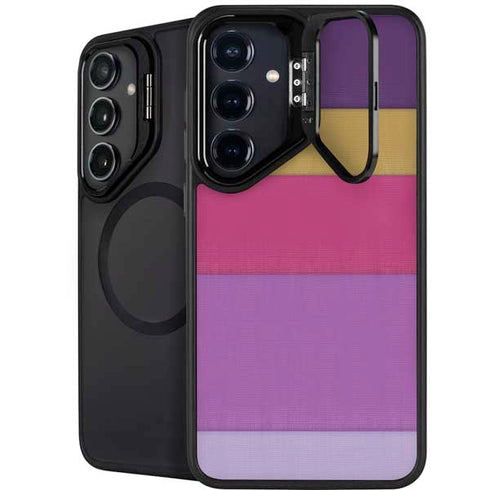 Radiant Orchid Color Block Galaxy S24 FE Kickstand Case