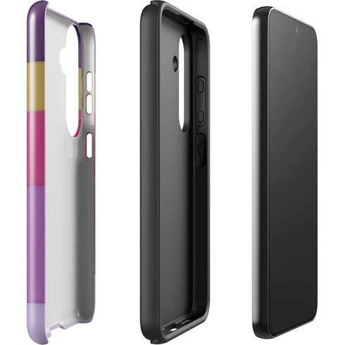 Radiant Orchid Color Block Galaxy S25 Impact Case