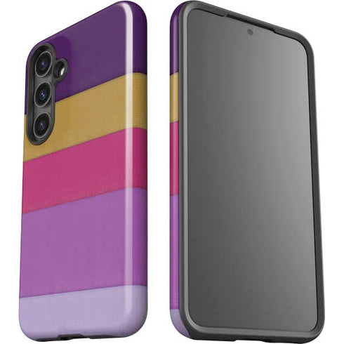 Radiant Orchid Color Block Galaxy S25 Impact Case
