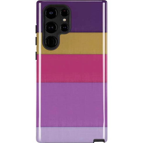 Radiant Orchid Color Block Galaxy S25 Ultra Impact Case