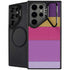 Radiant Orchid Color Block Galaxy Cases