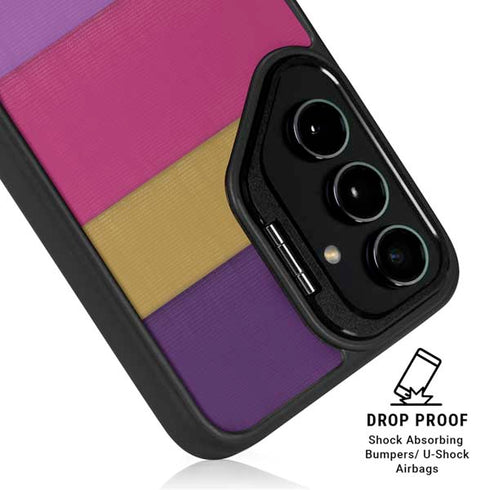 Radiant Orchid Color Block Galaxy S24 Ultra Kickstand Case