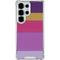 Radiant Orchid Color Block Galaxy S25 Ultra Clear Case