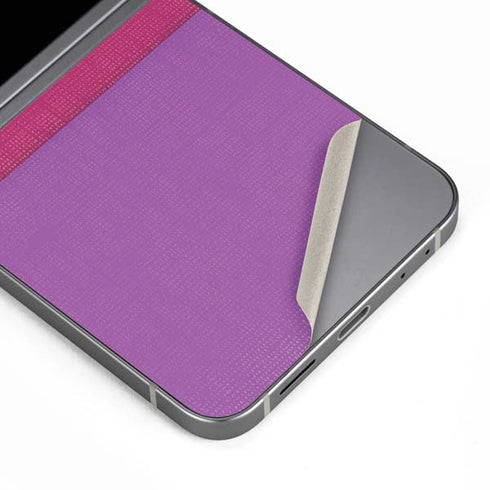 Radiant Orchid Color Block Galaxy Z Flip6 Skin