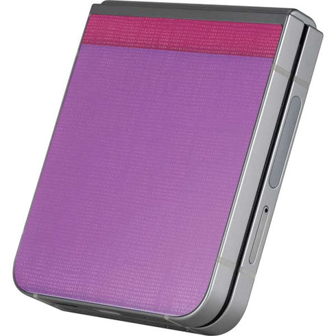 Radiant Orchid Color Block Galaxy Z Flip6 Skin