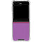 Radiant Orchid Color Block Galaxy Z Flip6 Clear Case