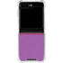 Radiant Orchid Color Block Galaxy Z Flip6 Clear Case