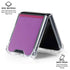 Radiant Orchid Color Block Galaxy Z Flip6 Clear Case