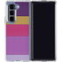 Radiant Orchid Color Block Galaxy Z Fold5 5G Clear Case