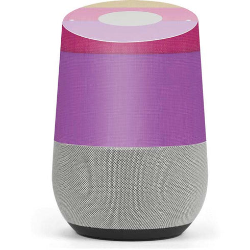 Radiant Orchid Color Block Google Home Skin