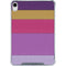 Radiant Orchid Color Block iPad 11th Gen (2025) Clear Case