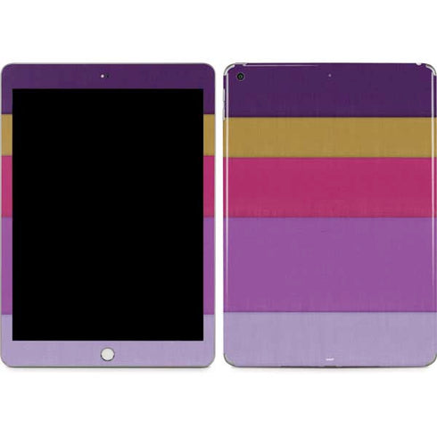 Radiant Orchid Color Block Apple iPad Skin