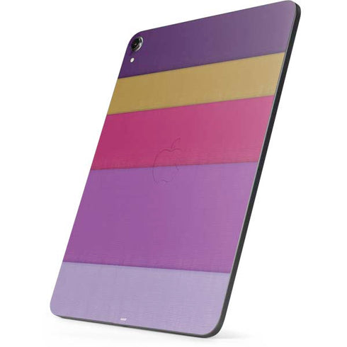 Radiant Orchid Color Block Apple iPad Pro Skin