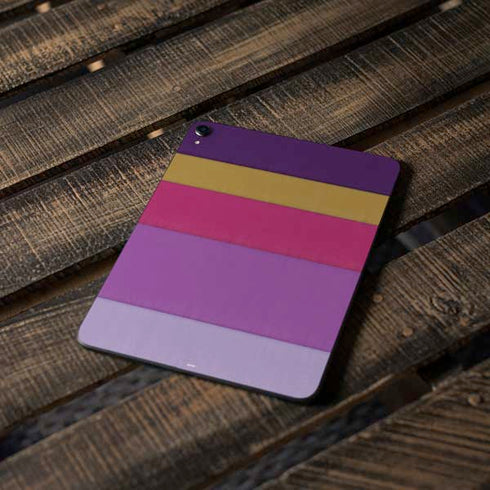 Radiant Orchid Color Block Apple iPad Pro Skin