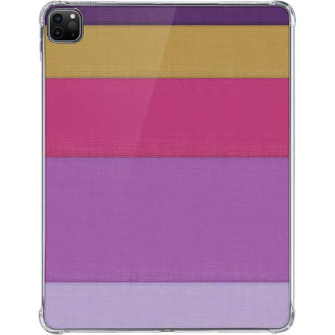 Radiant Orchid Color Block iPad Pro 11in (2024) Clear Case