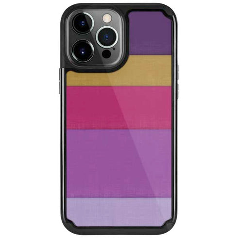 Radiant Orchid Color Block iPhone Cases