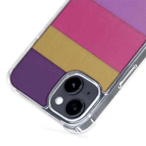 Radiant Orchid Color Block iPhone 14 MagSafe Case