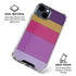 Radiant Orchid Color Block iPhone 15 Clear Case