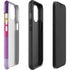 Radiant Orchid Color Block iPhone 15 Impact Case