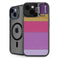 Radiant Orchid Color Block iPhone 15 Plus Kickstand Case