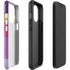 Radiant Orchid Color Block iPhone 15 Pro Impact Case