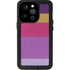 Radiant Orchid Color Block iPhone 15 Pro Waterproof Case