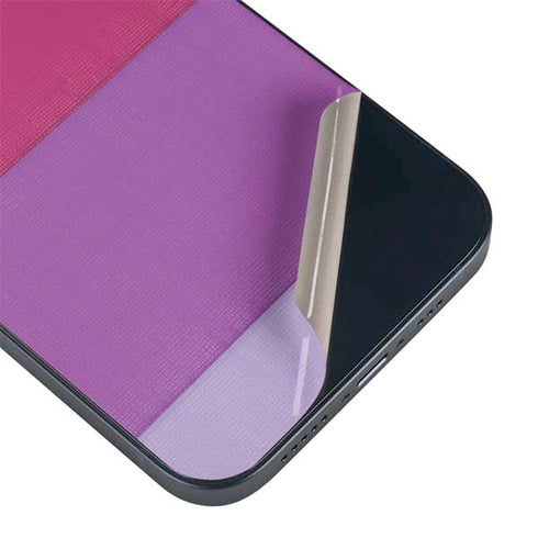 Radiant Orchid Color Block iPhone 15 Skin