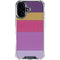 Radiant Orchid Color Block iPhone 16 Clear Case