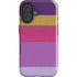 Radiant Orchid Color Block iPhone 16 Impact Case