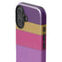 Radiant Orchid Color Block iPhone 16 Impact Case