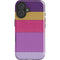 Radiant Orchid Color Block iPhone 16 Plus Impact Case
