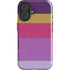Radiant Orchid Color Block iPhone 16 Plus Impact Case