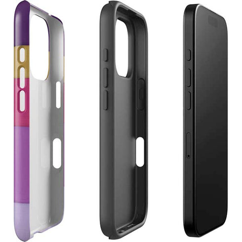 Radiant Orchid Color Block iPhone 16 Pro Impact Case
