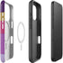 Radiant Orchid Color Block iPhone 16 Pro Magsafe Impact Case