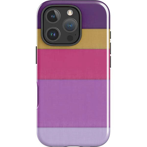 Radiant Orchid Color Block iPhone 16 Pro Max Impact Case