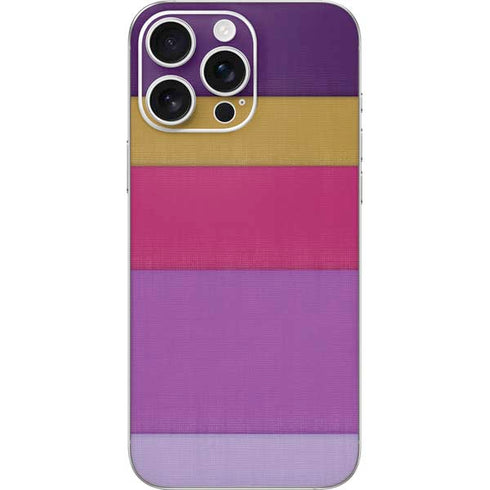 Radiant Orchid Color Block iPhone 16 Pro Max Skin