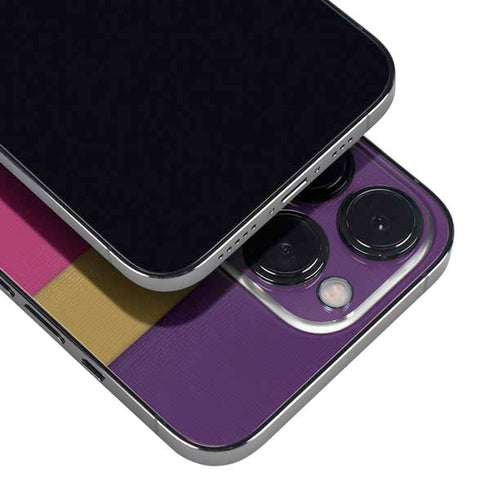 Radiant Orchid Color Block iPhone 16 Pro Skin