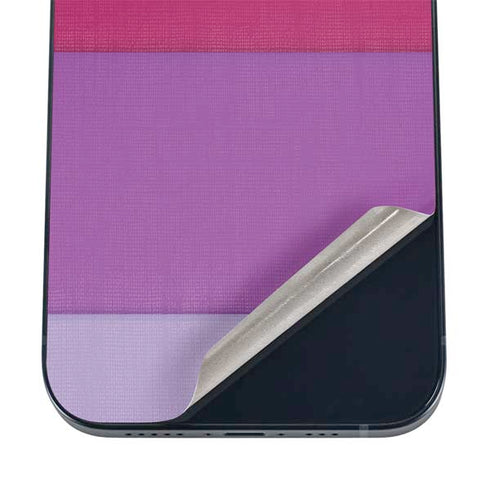 Radiant Orchid Color Block iPhone 16 Skin
