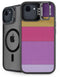 Radiant Orchid Color Block iPhone 16e Kickstand Case