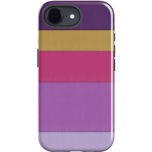 Radiant Orchid Color Block iPhone 16e Impact Case