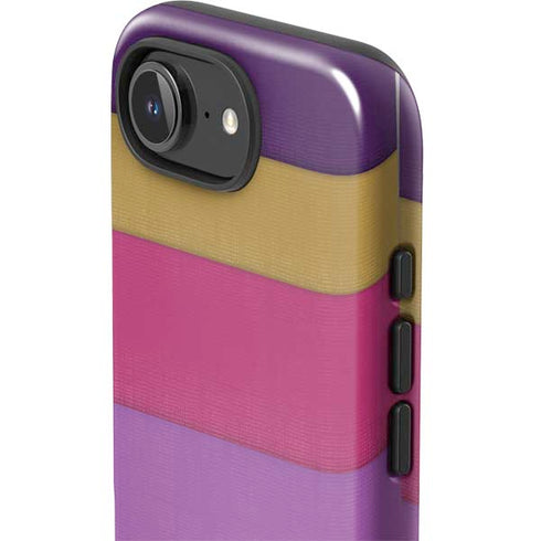 Radiant Orchid Color Block iPhone 16e Impact Case
