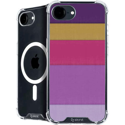 Radiant Orchid Color Block iPhone 16e MagSafe Case