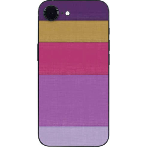 Radiant Orchid Color Block iPhone 16e Skin