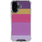 Radiant Orchid Color Block iPhone 17 Clear Case