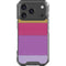 Radiant Orchid Color Block iPhone 18 Pro Clear Case