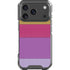 Radiant Orchid Color Block iPhone 18 Pro Clear Case