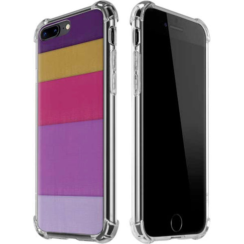 Radiant Orchid Color Block iPhone Cases